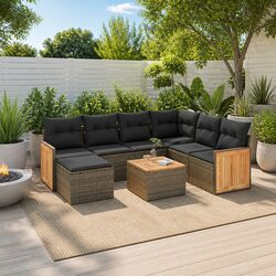 Your Perfect 8 Piece Garden Sofa Set for Relaxing Outdoors