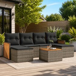 Relax in Style with a 7 Piece Garden Sofa Set