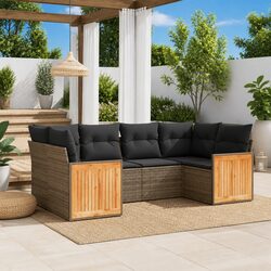 Friendly 6-Piece Sofa Set for Your Outdoor Comfort