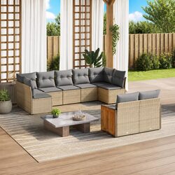 Create Your Ideal Outdoor Space with Our 9 Piece Sofa Set