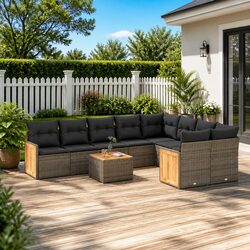 Your New Outdoor 10-Piece Sofa Set Awaits