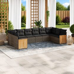 Your New 10-Piece Grey Garden Sofa Set Awaits