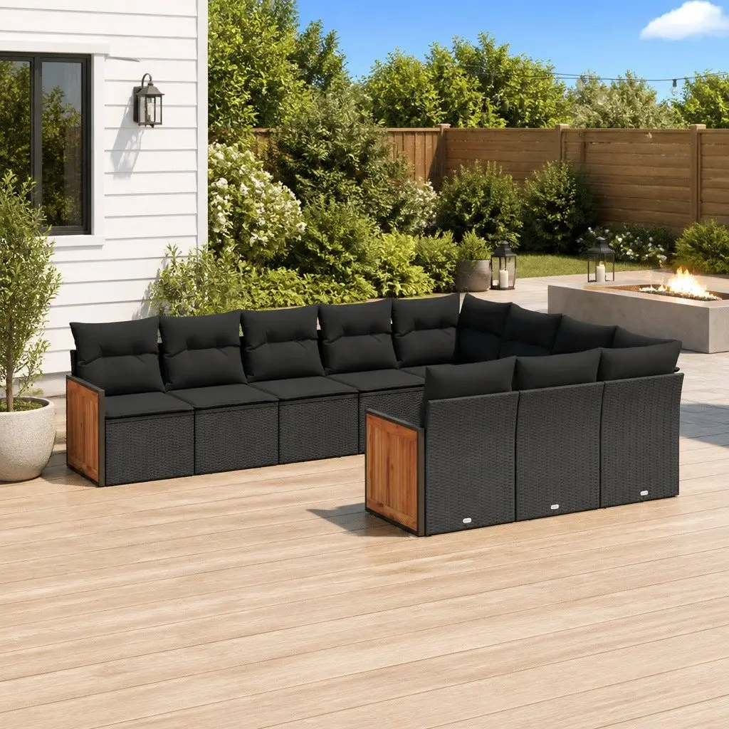10 Piece Garden Sofa Set