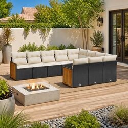 Friendly 10 Piece Modular Sofa Set for Your Outdoors