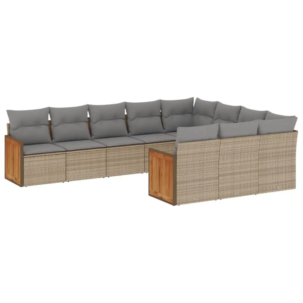 10-Piece Modular Garden Sofa Set