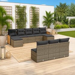 Create a Cozy Outdoor Space with a 10-Piece Sofa Set