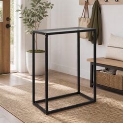 Your New Console Table: Glass Top and Steel Frame