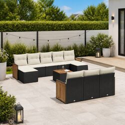 Enjoy Comfort with Our 11 Piece Modular Garden Sofa Set