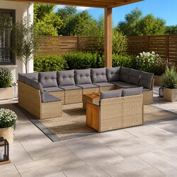 Your Outdoor Oasis: 13 Piece Garden Sofa Set