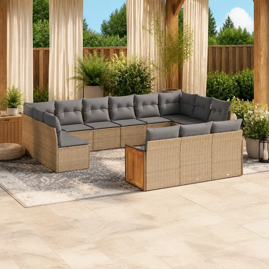 13 Piece Modular Outdoor Sofa Set