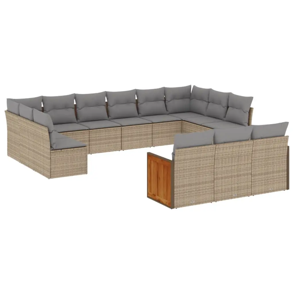 13 Piece Modular Outdoor Sofa Set