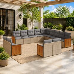 Your Perfect 13 Piece Outdoor Sofa Set Awaits