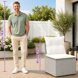 Your Ideal Outdoor Sofa Set: 14 Pieces, Designed for You