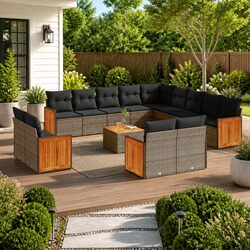 Your New 14 Piece Garden Sofa Set Awaits