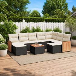 10 Piece Garden Sofa Set