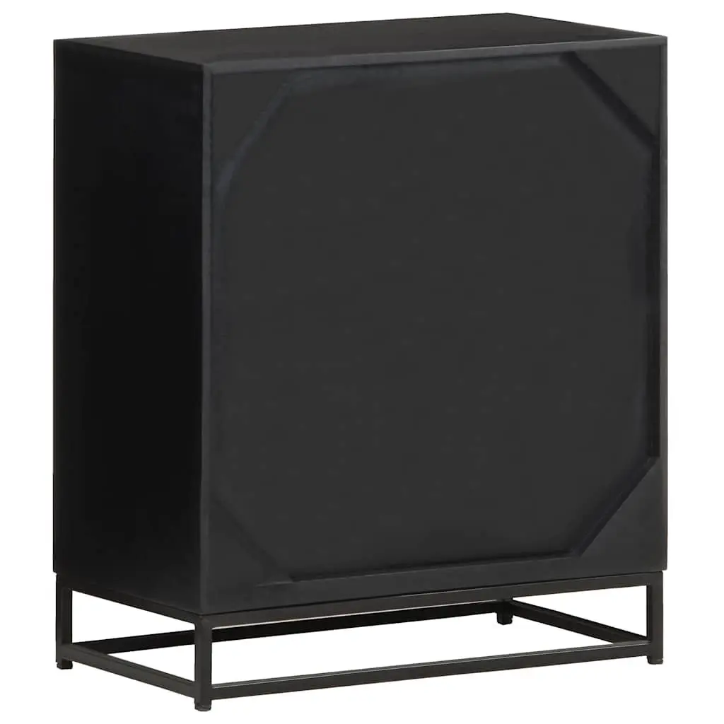 Solid Mango Wood Sideboard Industrial Style 60x35x70cm