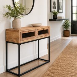 Your Ideal Console Table 90x35x76 cm in Acacia Wood