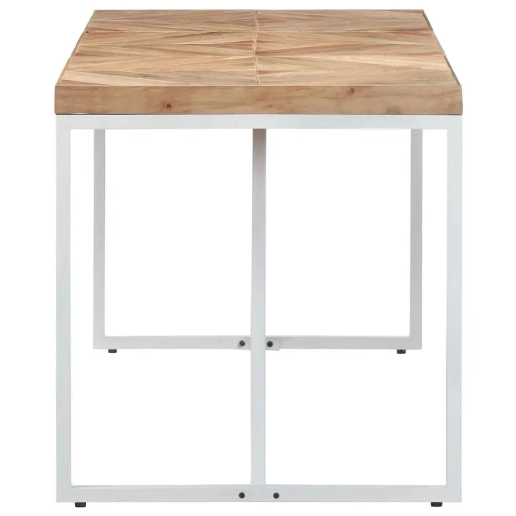Dining Table 160x70x76cm Solid Acacia Mango Wood Industrial Kitchen Furniture