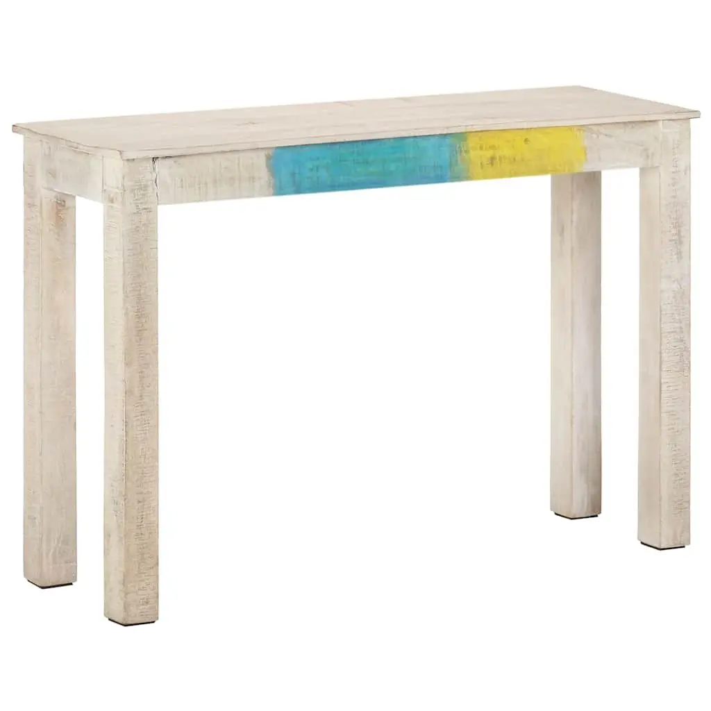 Console Table White 115x35x77cm End Table Wooden Hall Accent Furniture