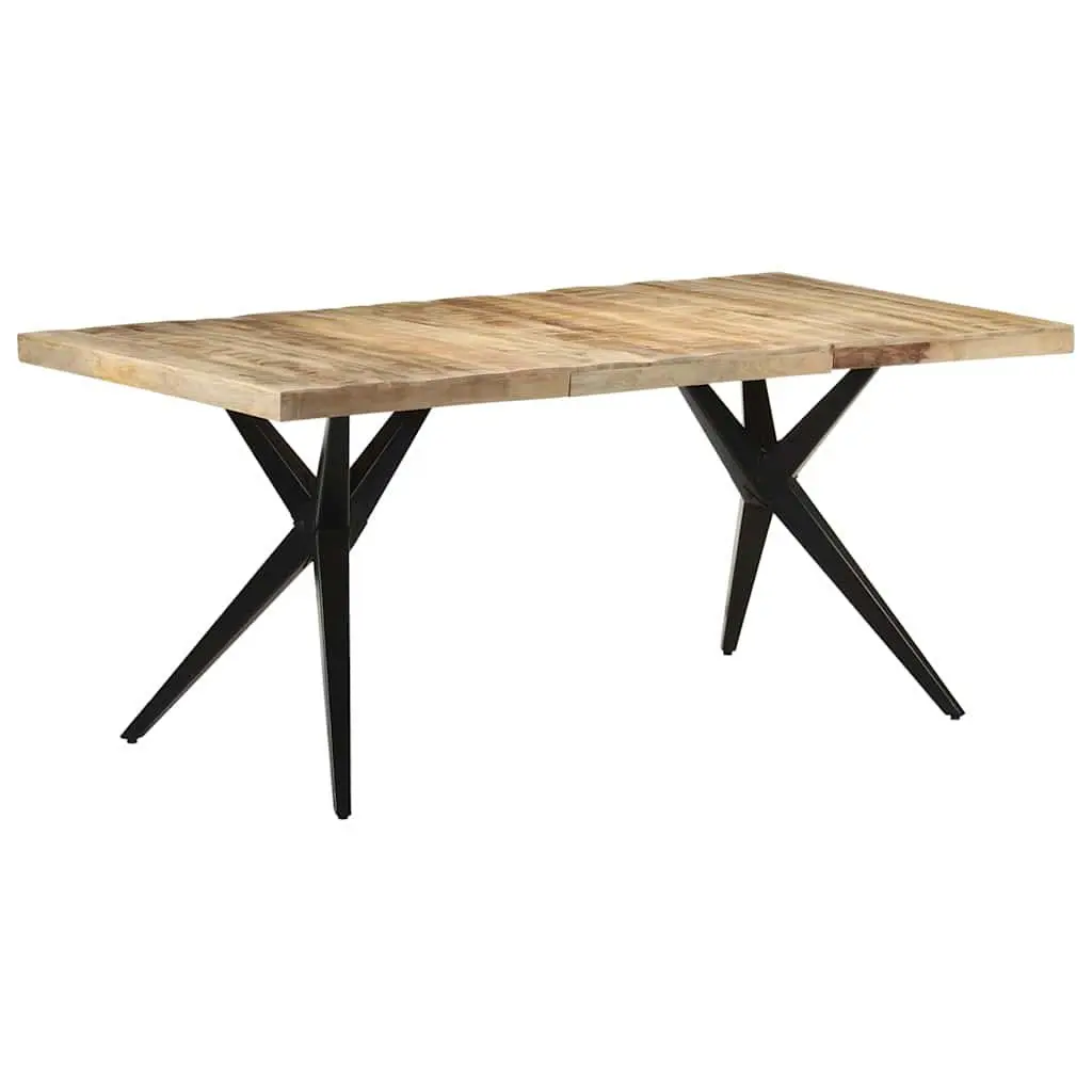 Dining Table Kitchen Mango Wood Brown Wooden Furniture 180x90x76 cm
