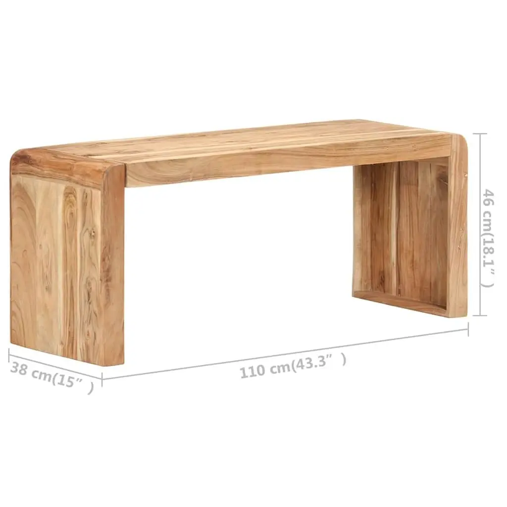 Acacia Wood Dining Bench