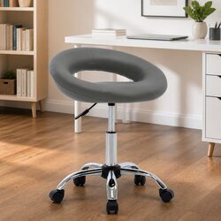 Your New Favourite Office Chair in Grey Faux Leather