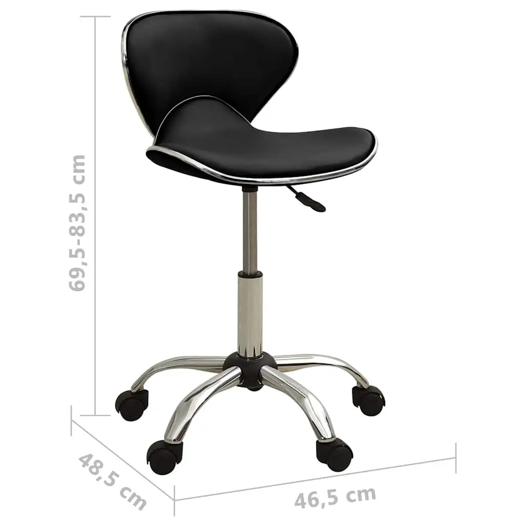 Black Salon Spa Stool for Comfort