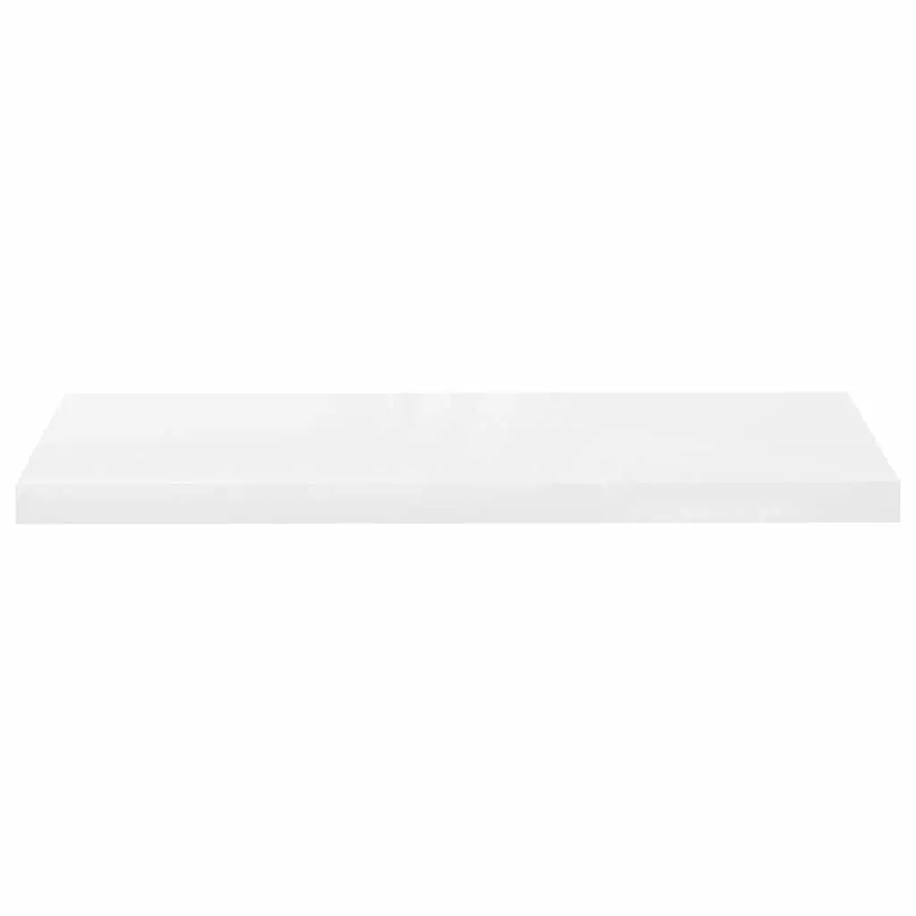 Floating Wall Shelf White Invisible Mount 80 x 23.5 x 3.8 cm Home Decor