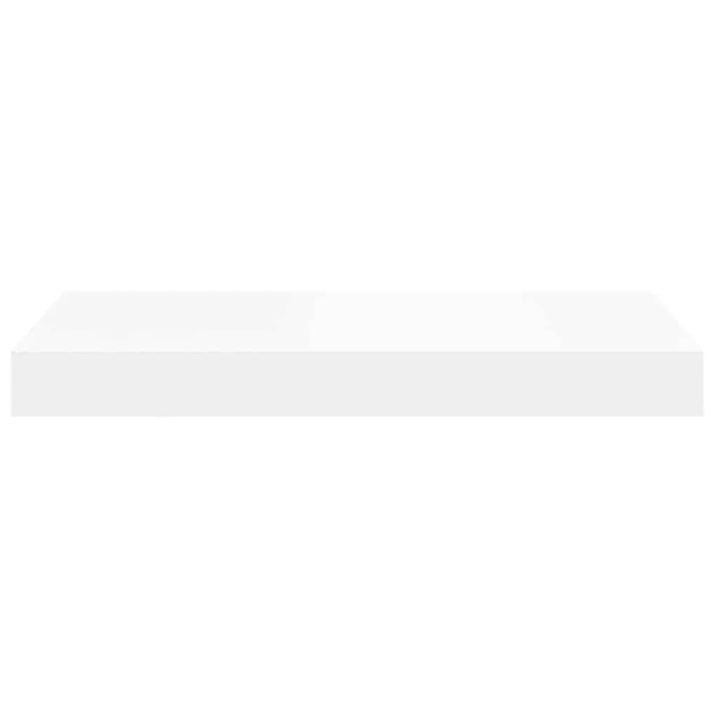 Floating Wall Shelf White Display Ledge Modern Home Storage Organizer 40x23.5cm