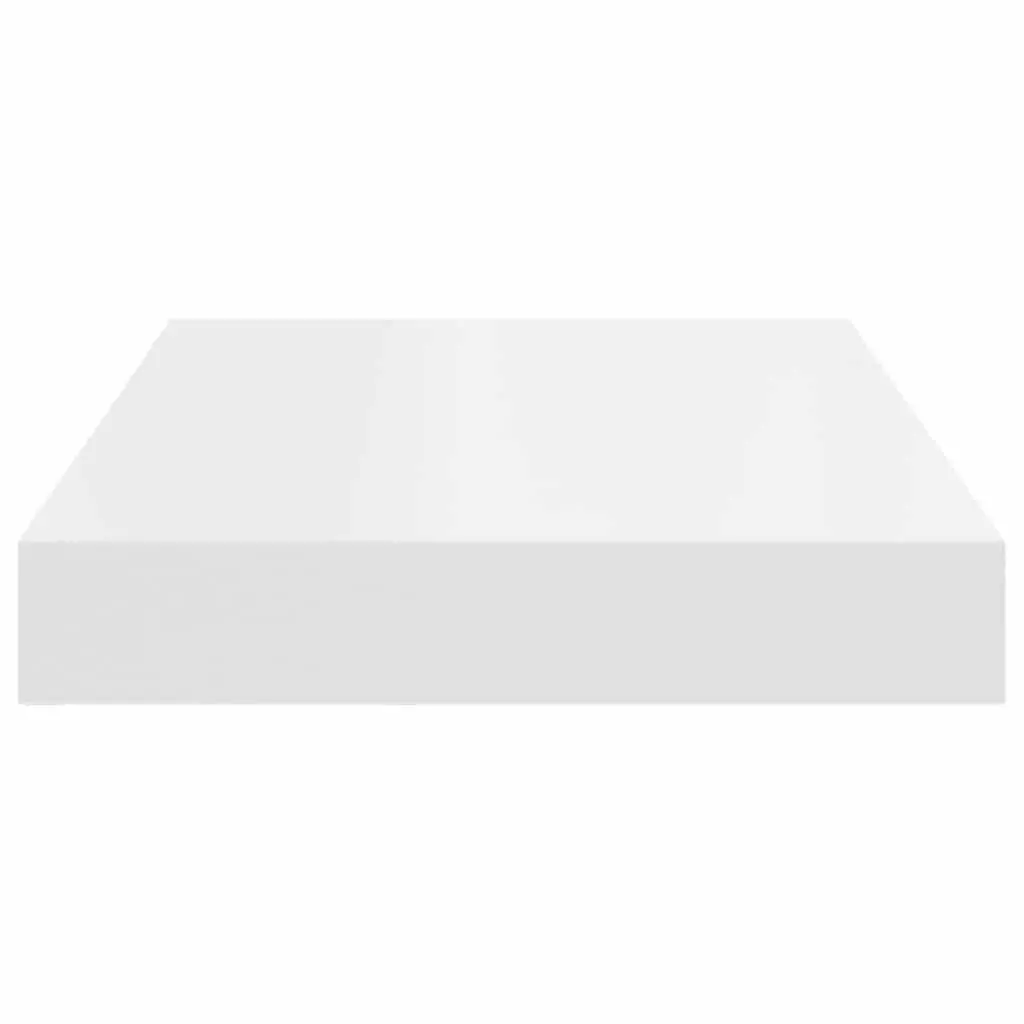 Floating Wall Shelf White Display Ledge Modern Home Storage Organizer 40x23.5cm