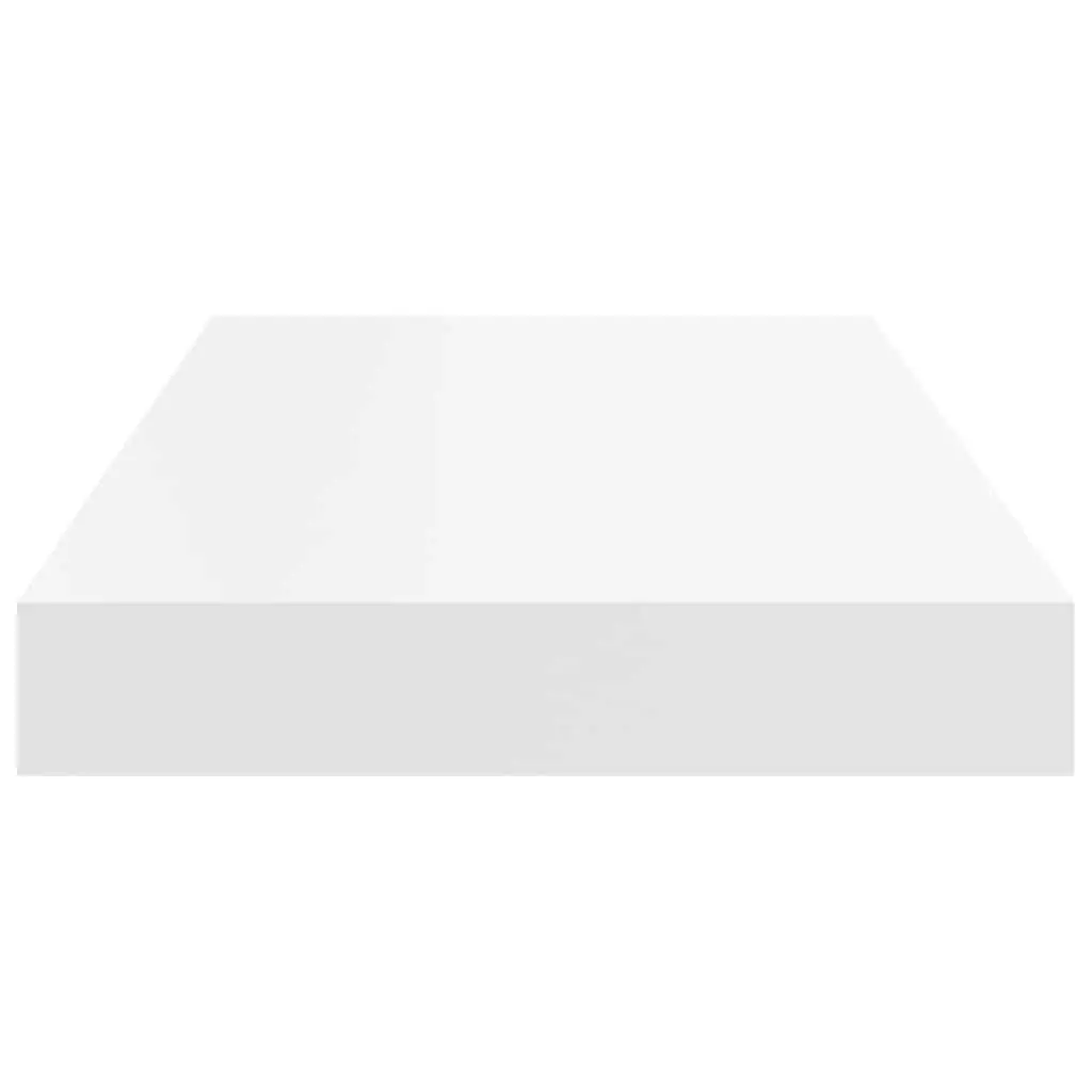 Floating Wall Shelves White 4 Piece Set Home Storage Organizer