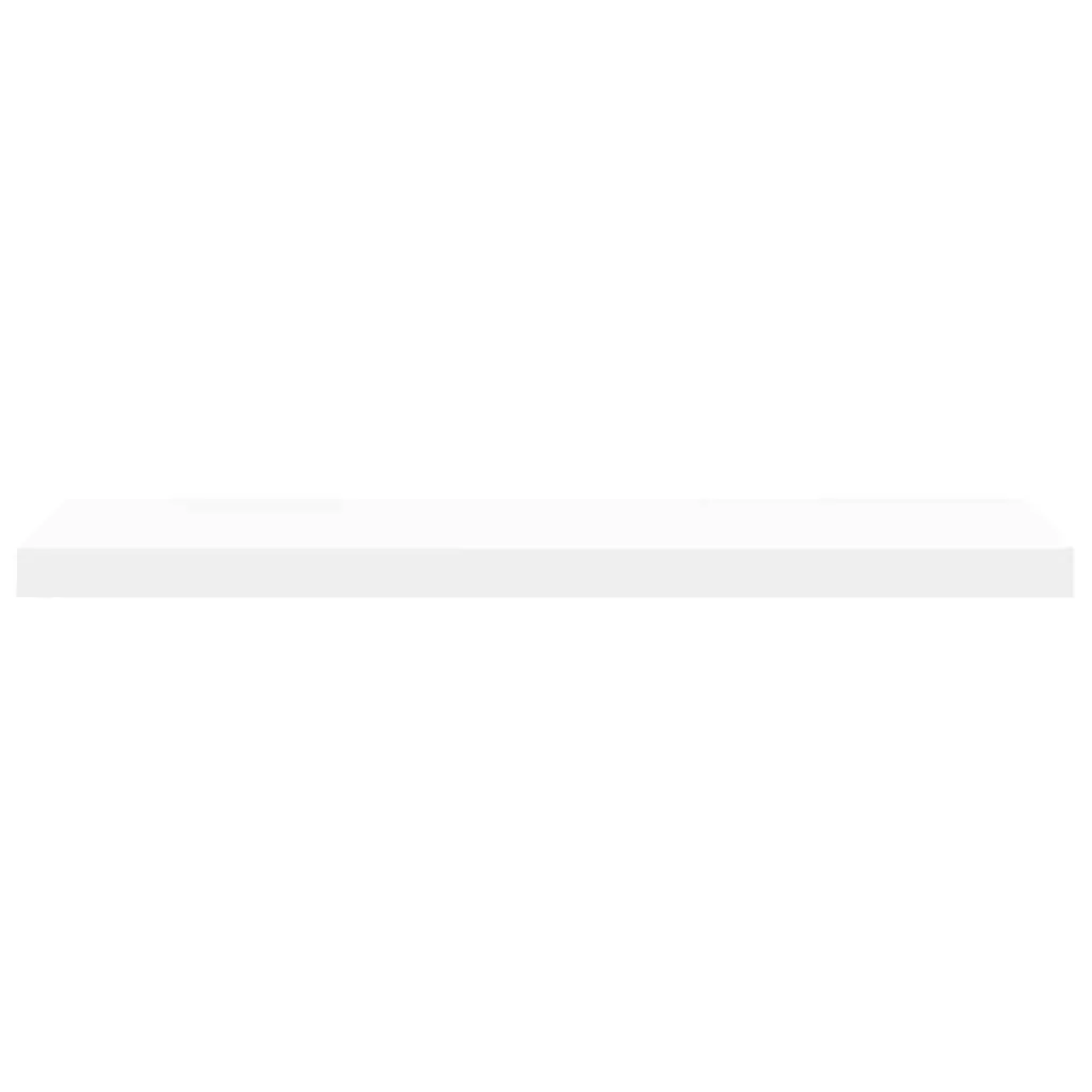Floating Wall Shelves Invisible Mounting White 80x23.5x3.8 cm