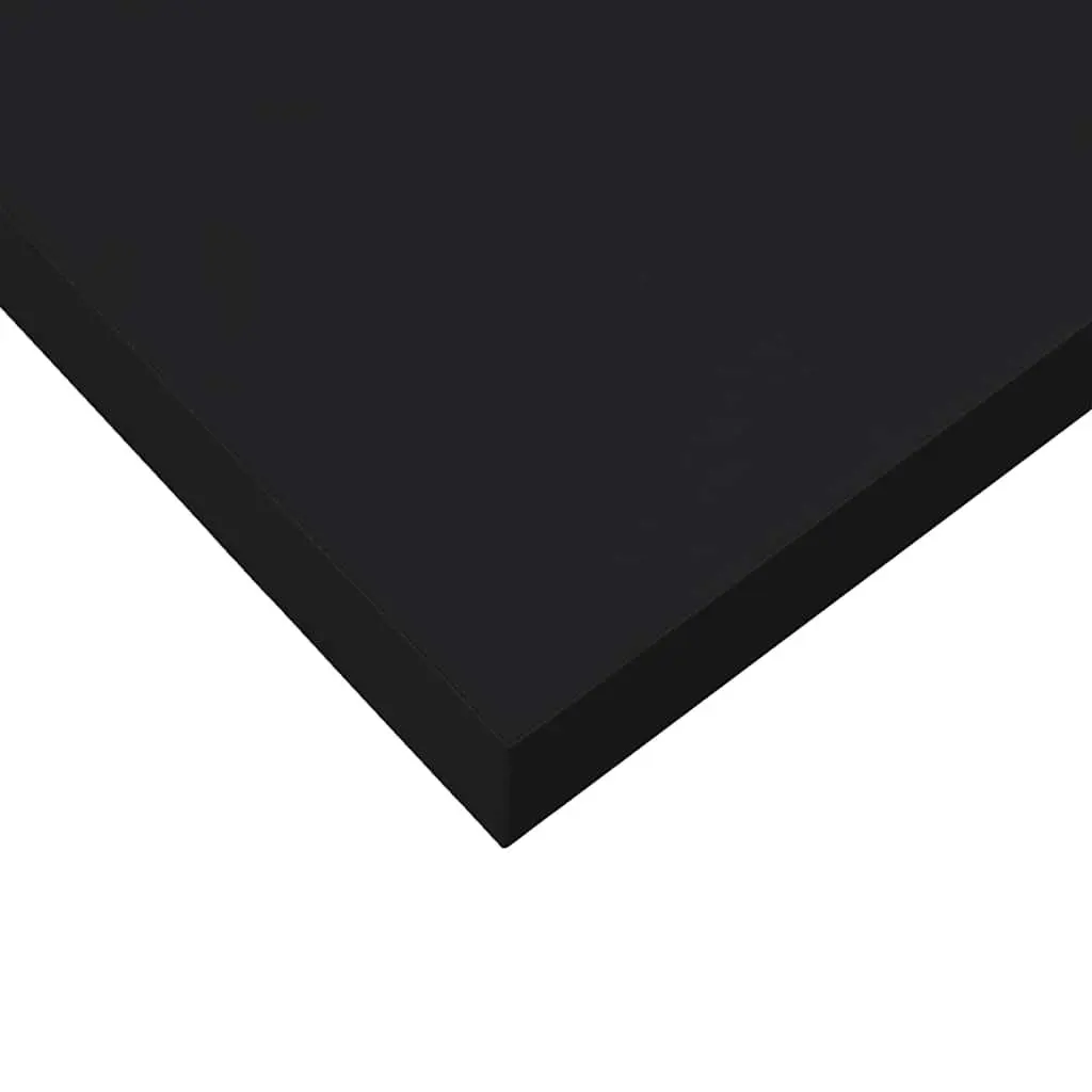 Floating Wall Shelves Invisible Mounting Black 50x23.5x3.8 cm 2 Piece Display Shelf Storage Ledge