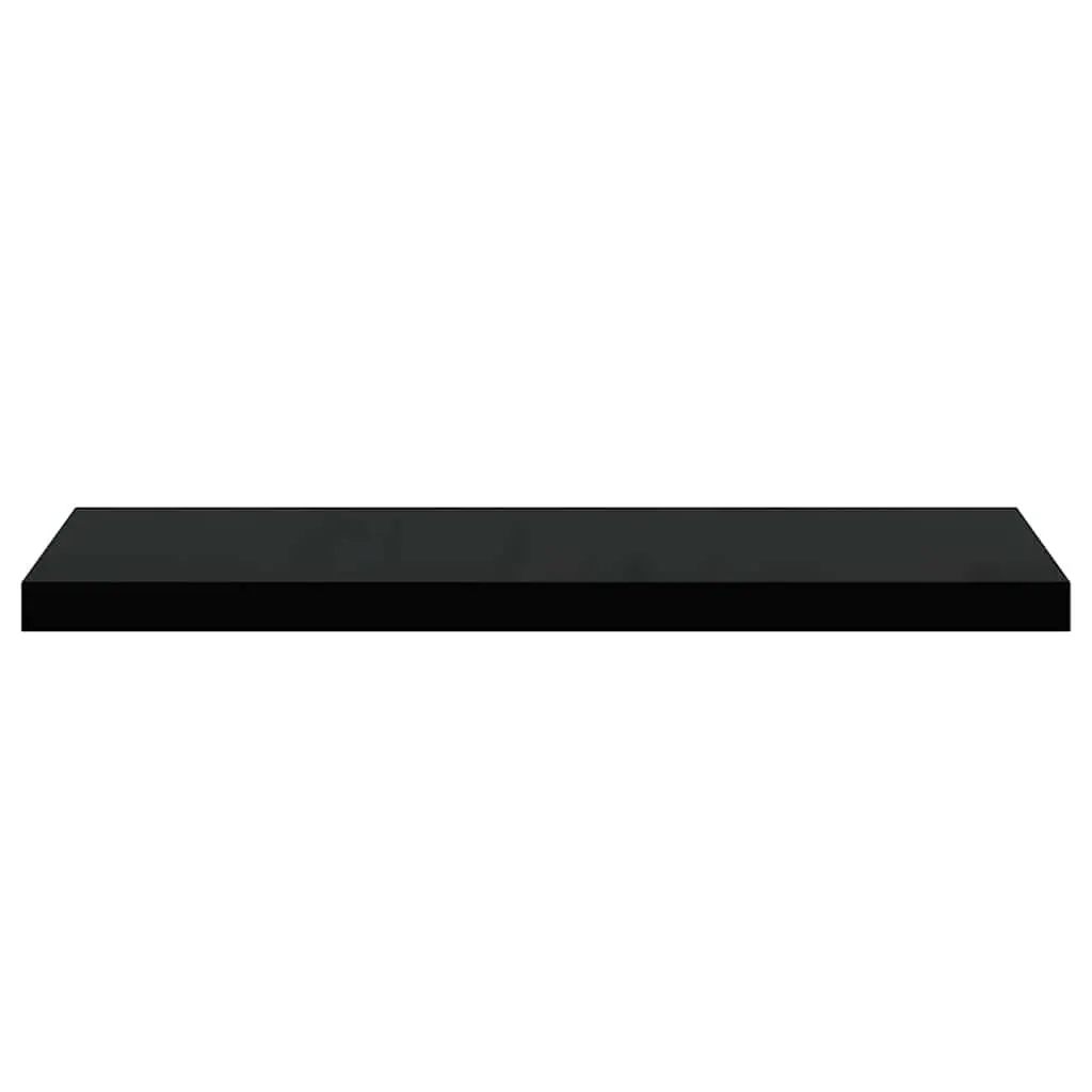 Black Floating Wall Shelf Display Ledge 80x23.5cm Home Decor Storage Organizer