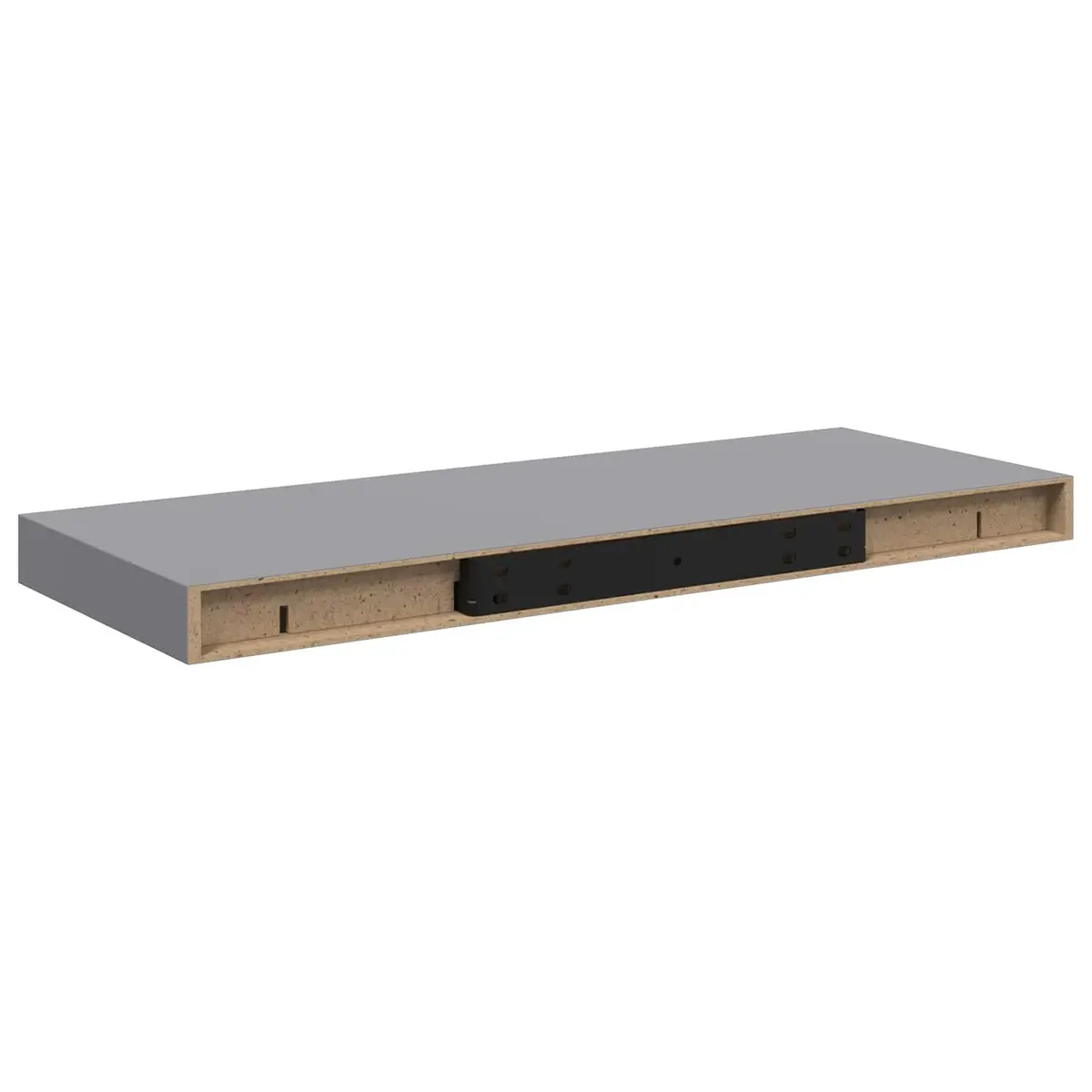 Grey Floating Wall Shelf