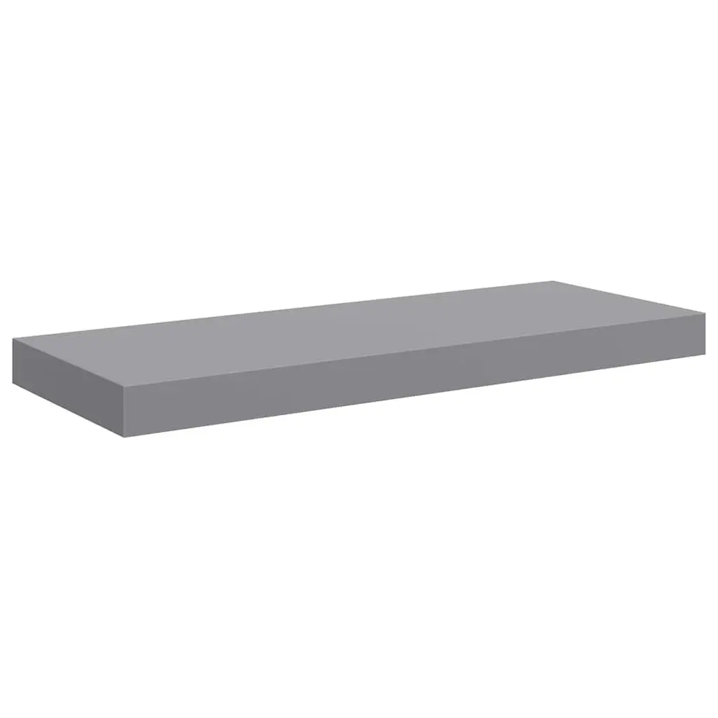 Grey Floating Wall Shelf