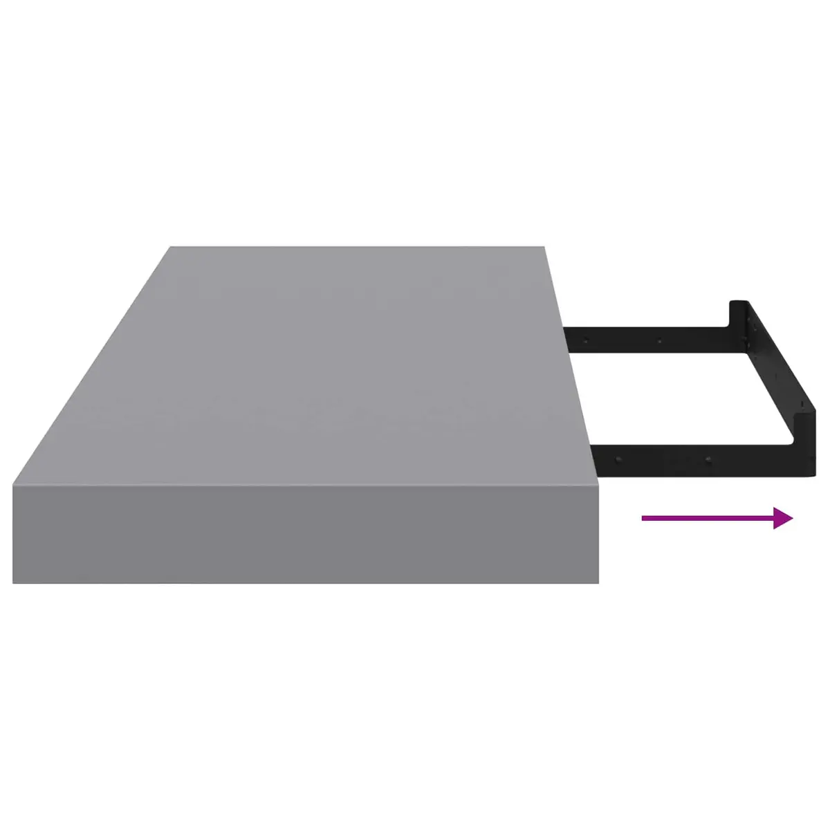 Grey Wall Shelf