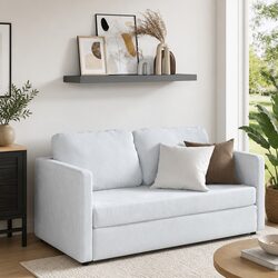 Floating Wall Shelf Grey Display Rack Storage Shelving Unit Home Decor