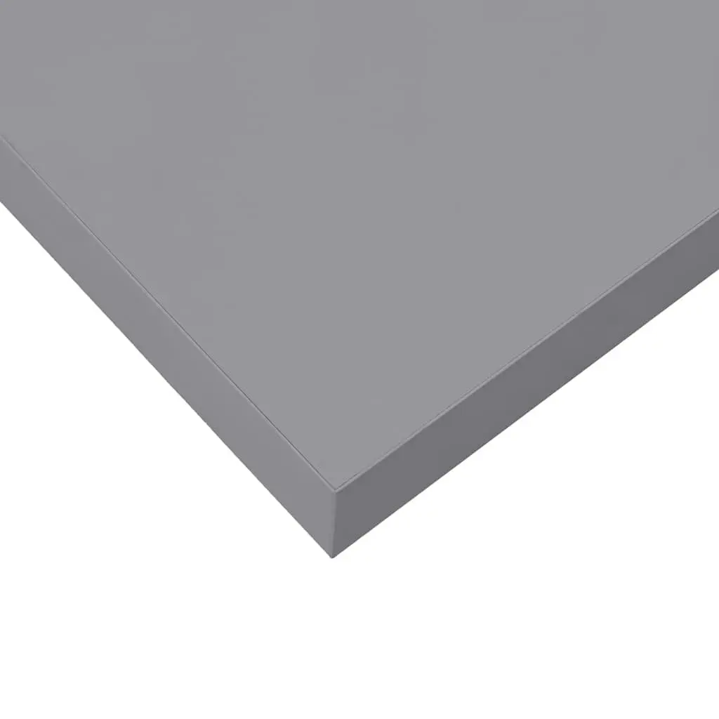 Floating Wall Shelf Grey Display Rack Storage Shelving Unit Home Decor