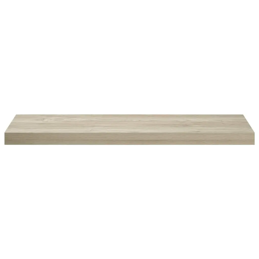 Floating Wall Shelf Brown Honeycomb MDF 80 x 23.5 x 3.8 cm