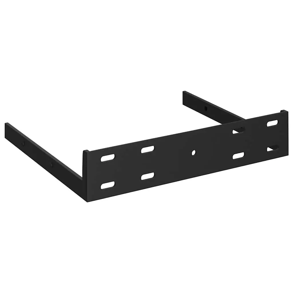 Floating Corner Wall Shelves 2 pc White Display Ledge Storage Organiser