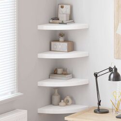 Discover 4 White Floating Corner Shelves for Your Home