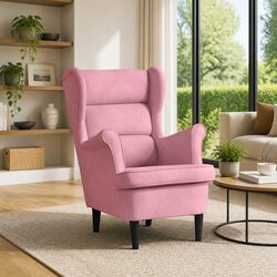 Your New Favorite Pink Velvet Armchair Awaits