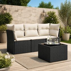 Create Lasting Memories with Our 4 Piece Black Sofa Set
