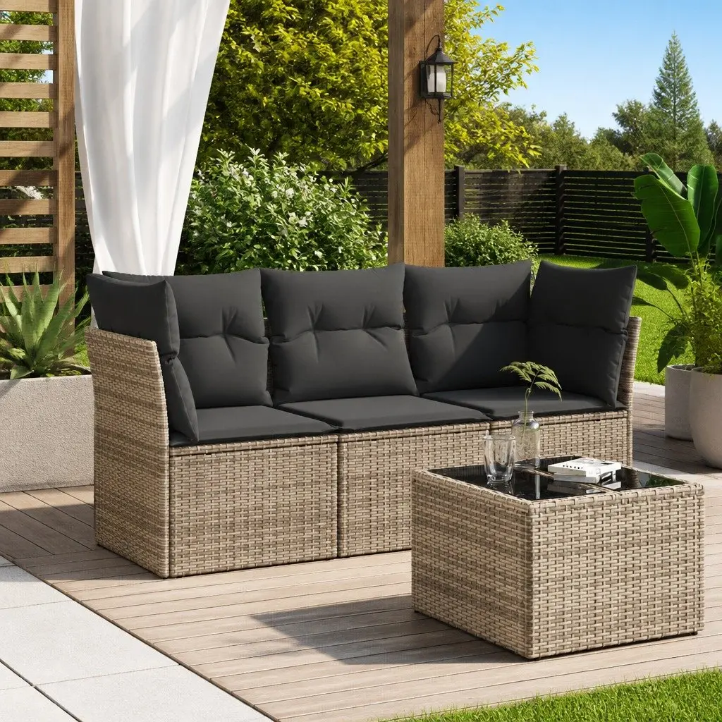 4 Piece Garden Sofa Set