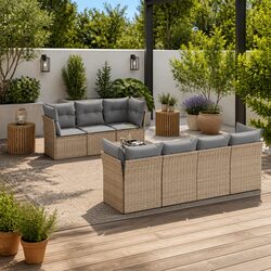 Your Ideal 8-Piece Garden Sofa Set for Outdoor Comfort