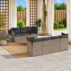 Create a Cozy Outdoor Retreat with 8-Piece Sofa Set