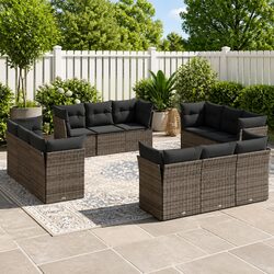 Your Friendly 12 Piece Garden Sofa Set Awaits