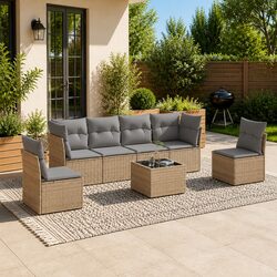 Make Outdoor Living Enjoyable with 7 Piece Sofa Set