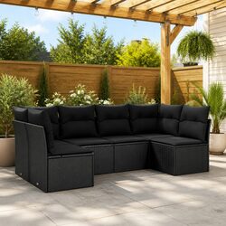 Your Perfect Outdoor Companion: 6 Piece Garden Sofa Set